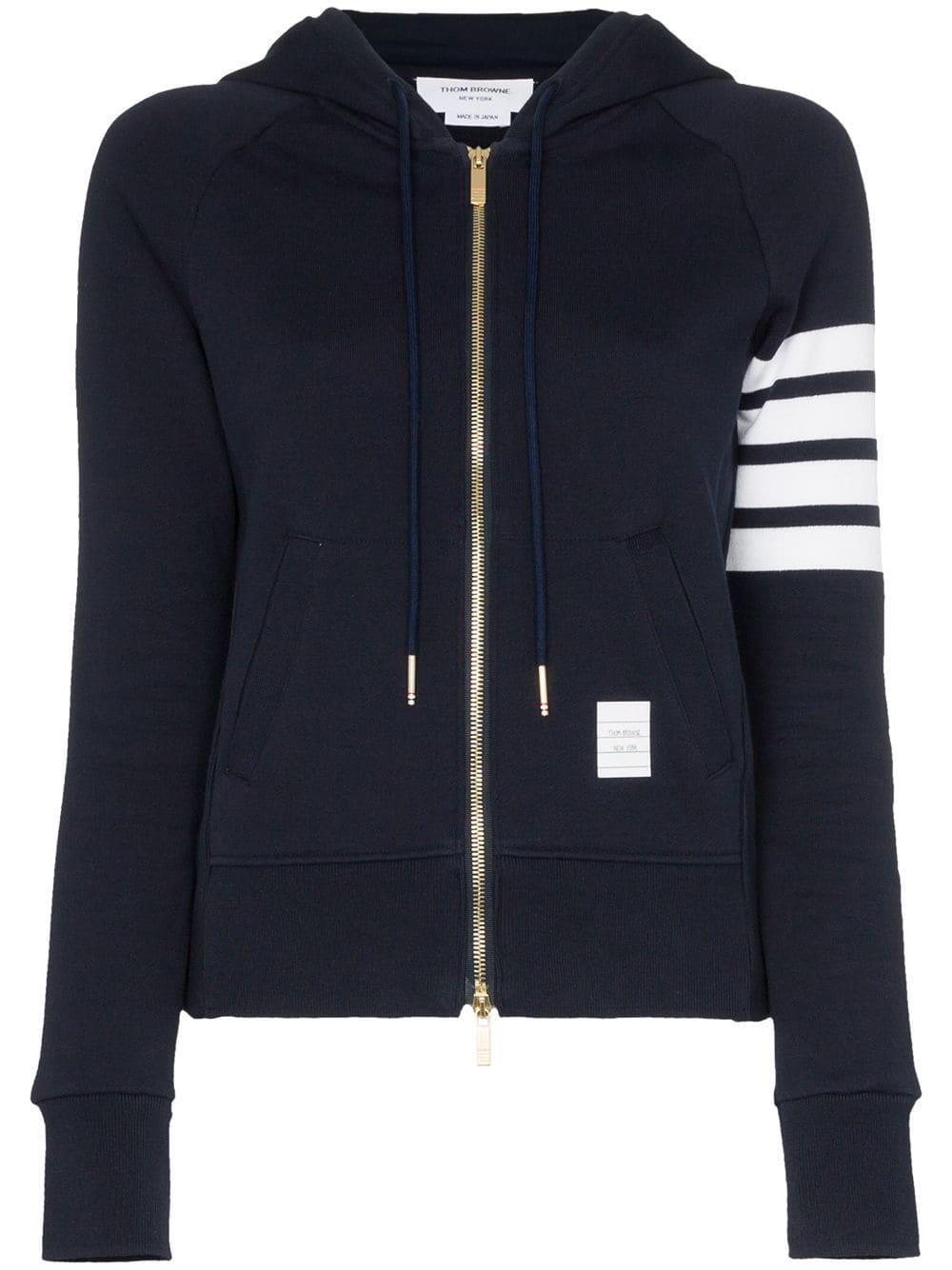 4-Bar stripe hoodie-1