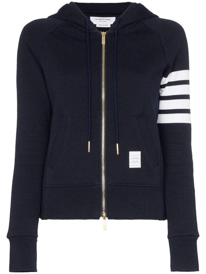 4-Bar stripe hoodie-1
