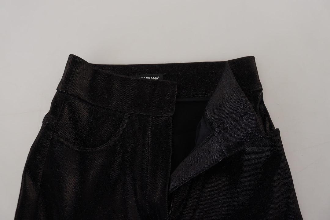Dolce & Gabbana Black Washed Cotton Skinny Denim Jeans