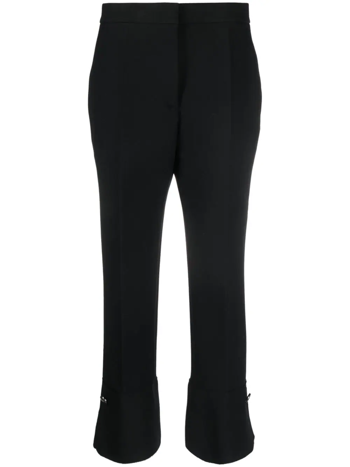pressed-crease high-waisted trousers-1
