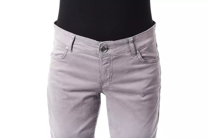 BYBLOS Gray Cotton Women's Pant