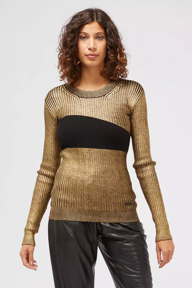 Custo Barcelona Gold Wool Sweater