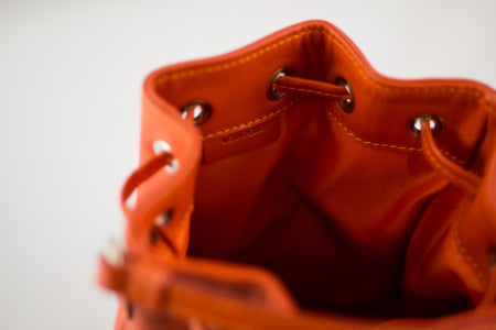 LA ROSE leather satchel bag black-29