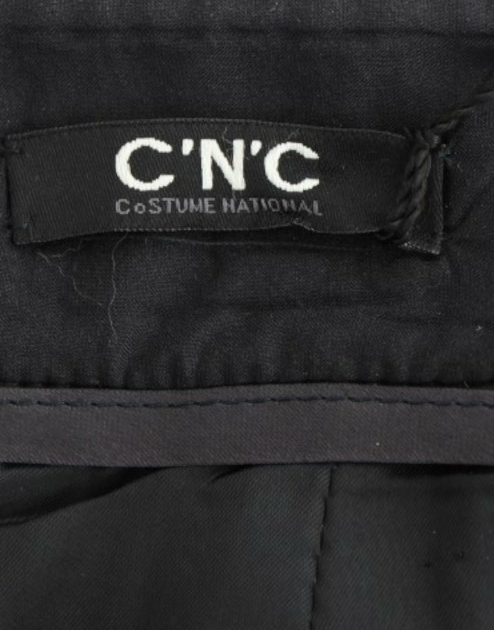 Costume National Gray wool mini skirt