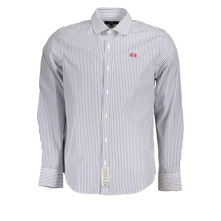 La Martina White Cotton Shirt