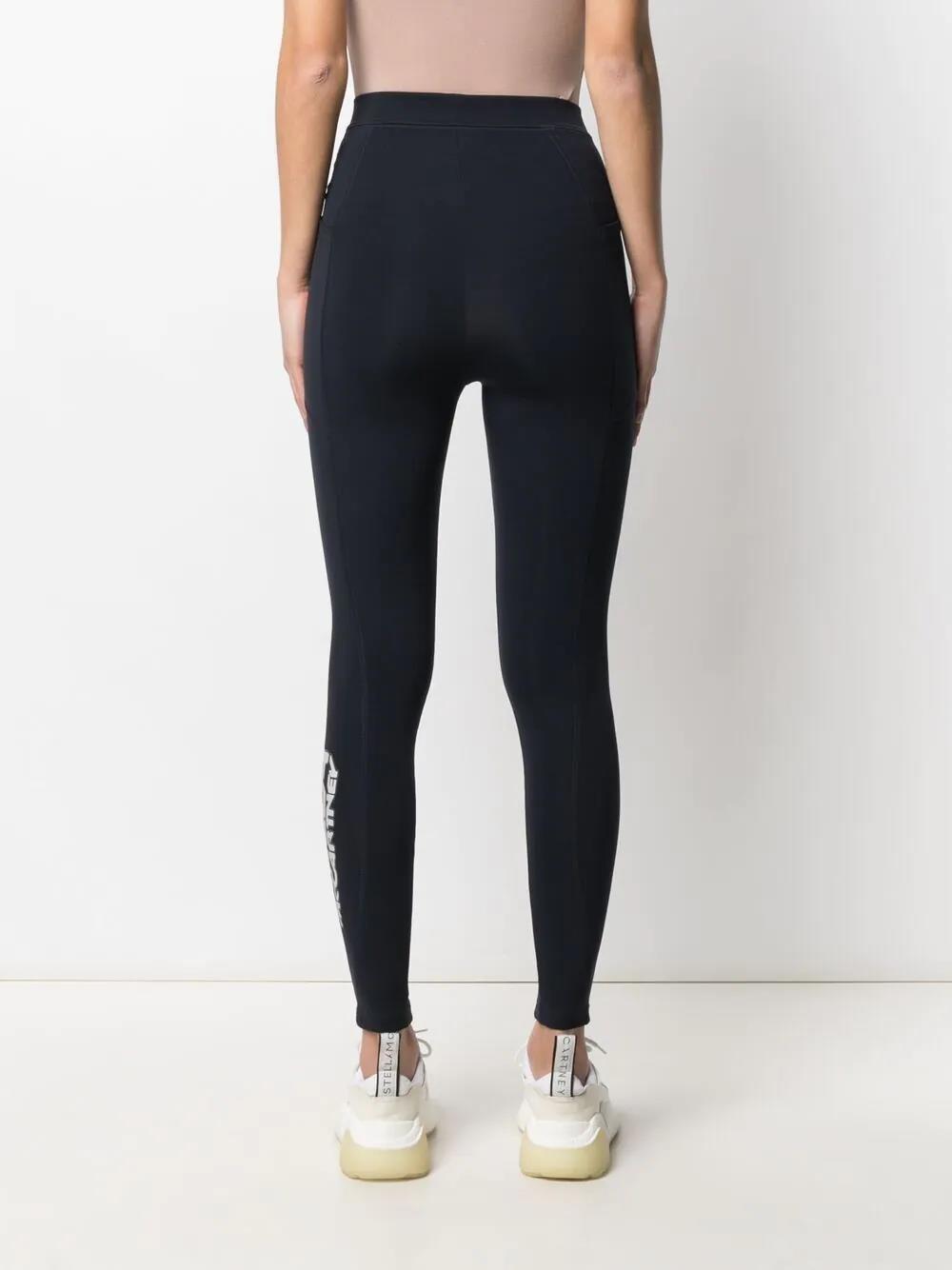STELLA MCCARTNEY logo-print scuba leggings-3
