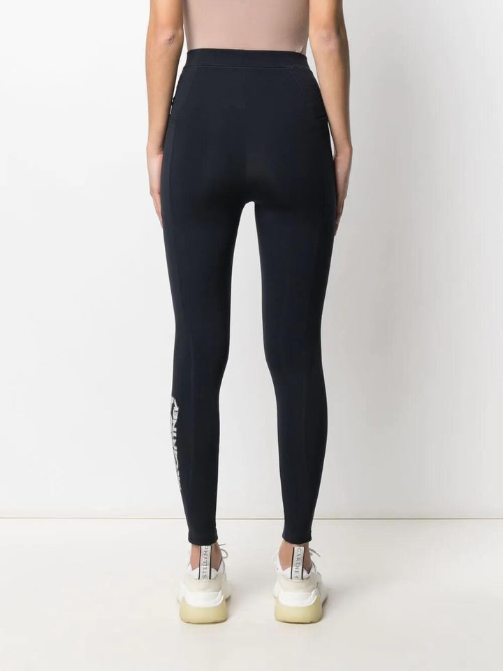 STELLA MCCARTNEY logo-print scuba leggings-3