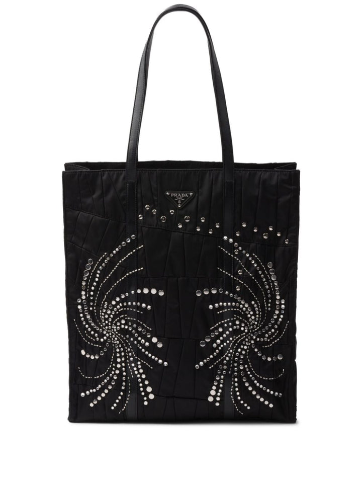 large Re-Nylon tote bag-0