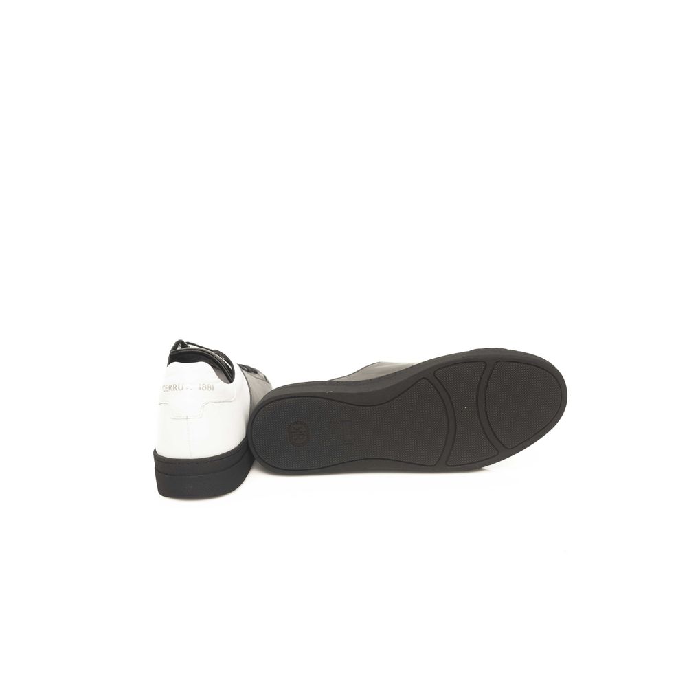 Cerruti 1881 Black Cowhide Men Sneaker