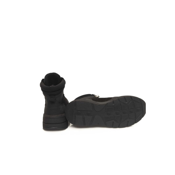 Cerruti 1881 Black Cowhide Men's High Sneaker