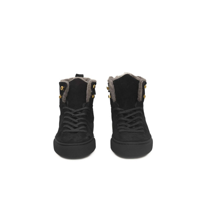 Cerruti 1881 Black Cowhide Women Sneaker