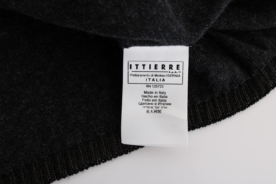 Costume National Gray Viscose Knitted Sweater