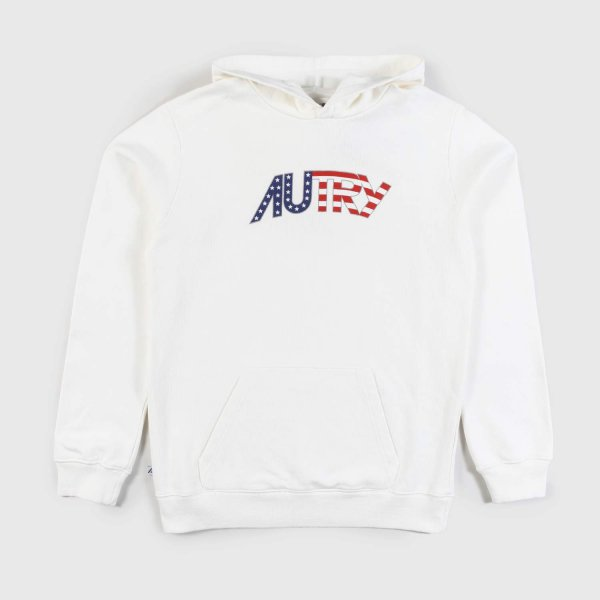 logo-print cotton hoodie-0