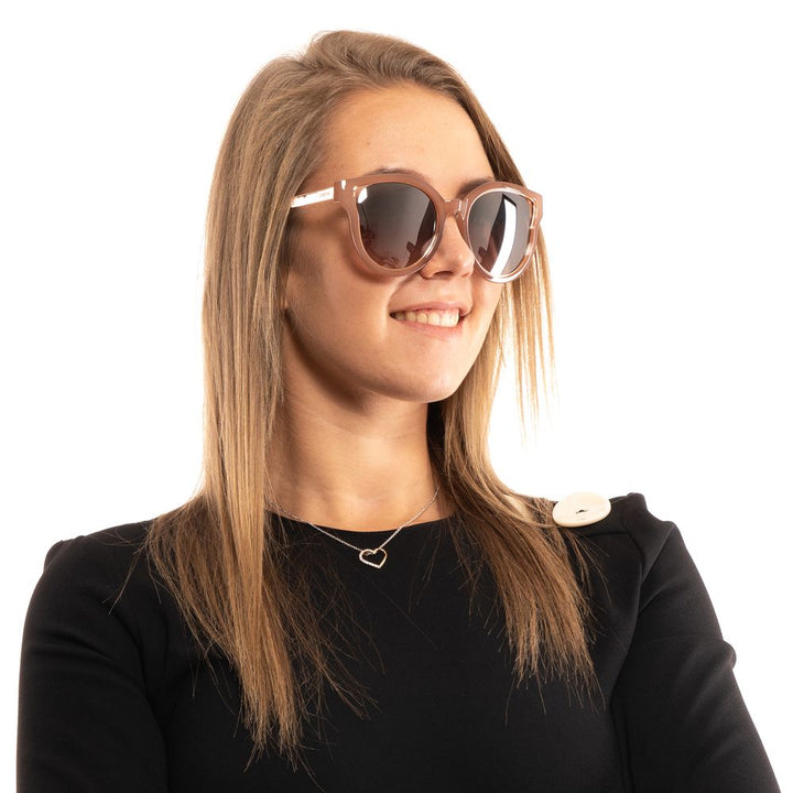 Guess Brown Metal & Plastic Sunglasses