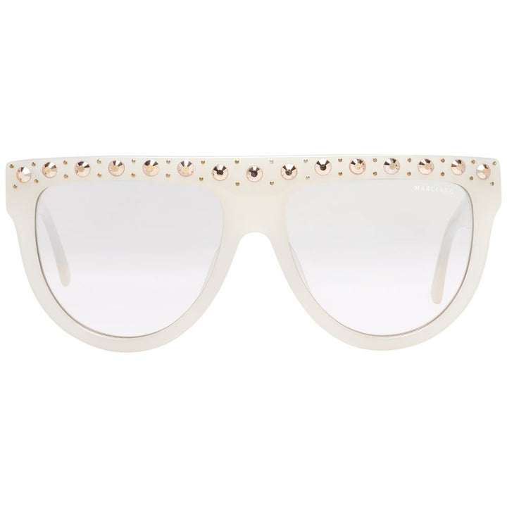 Marciano by Guess White Plastic Sunglasses