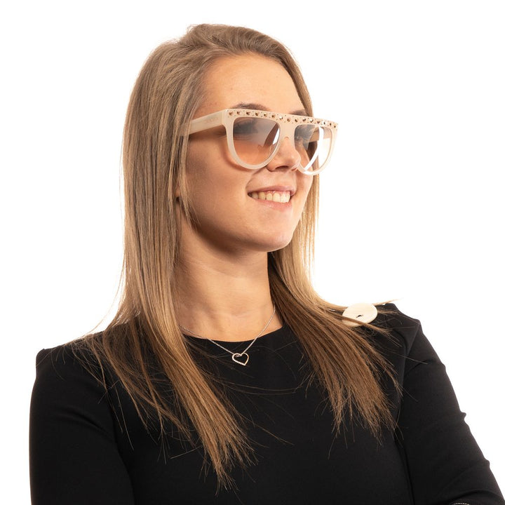 Marciano by Guess White Plastic Sunglasses