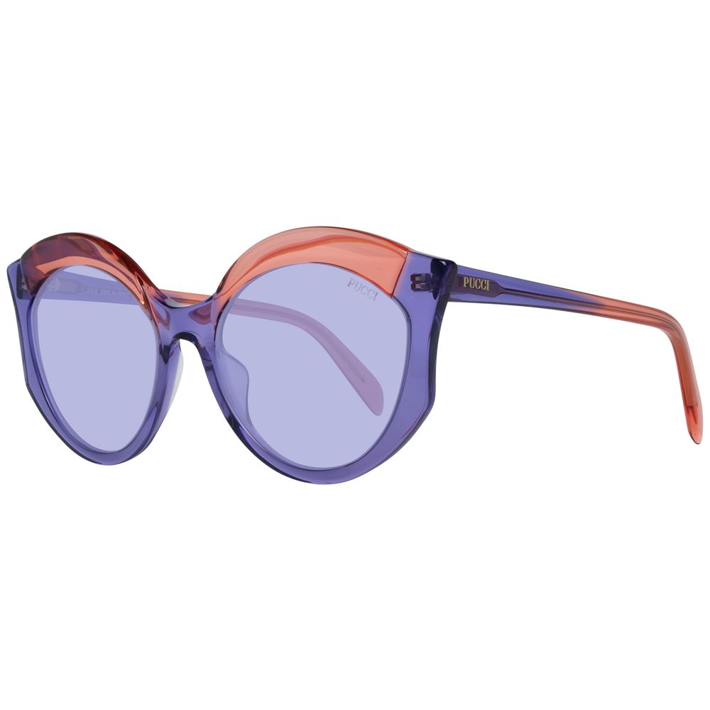 Emilio Pucci Purple Plastic Sunglasses – SEYMAYKA display picture 2