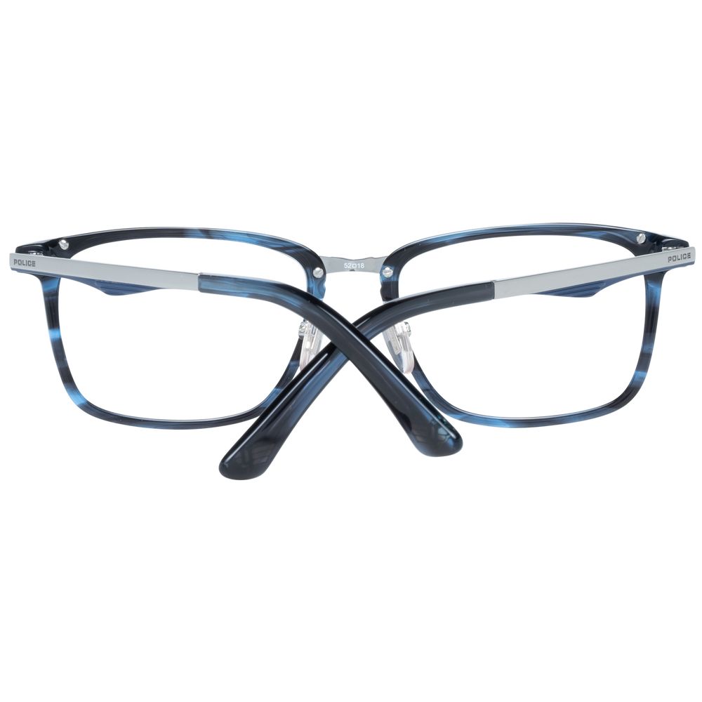 Police Blue Men Glasses Frame