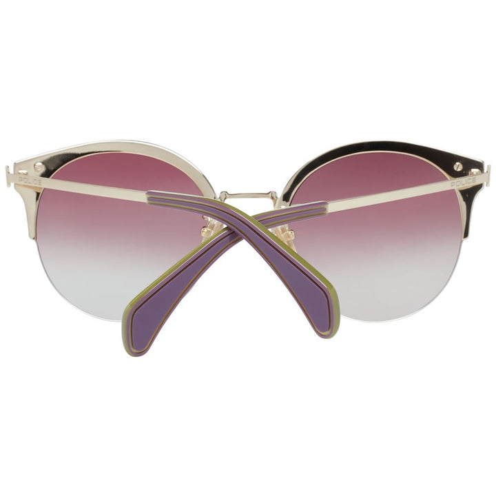 Police Gold Metal & Plastic Sunglasses