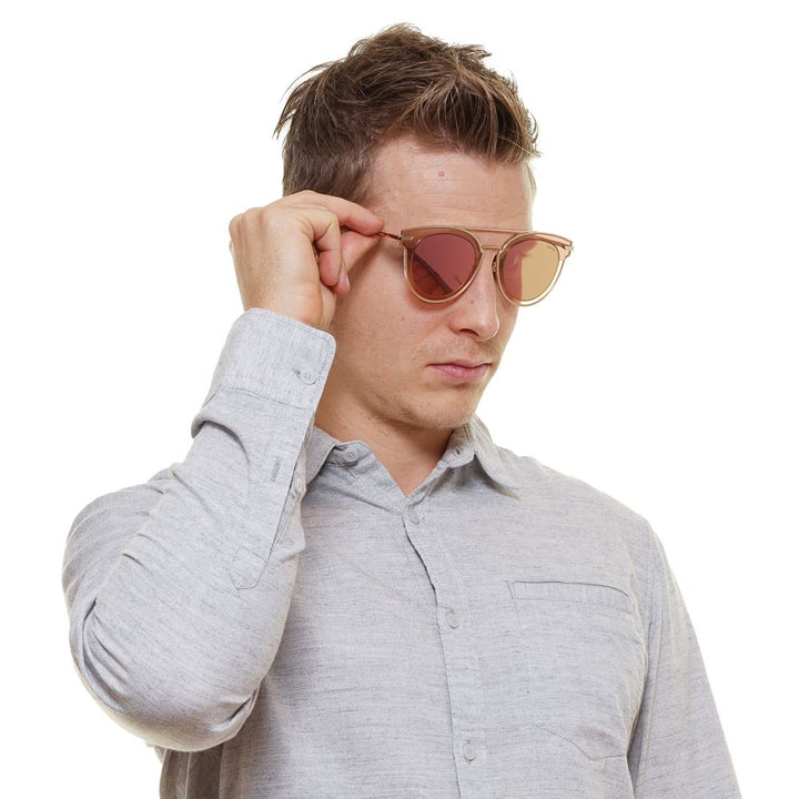Police Rose Gold Metal & Plastic Sunglasses