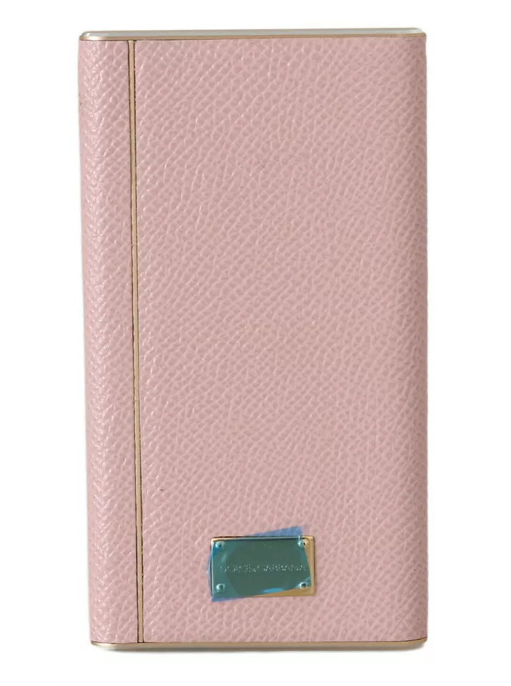 Dolce & Gabbana Charger USB Pink Leather #DGFAMILY Power Ban