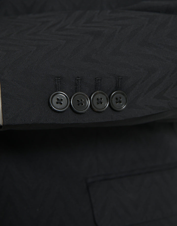 Black MARTINI Slim Fit Jacket Coat Blazer