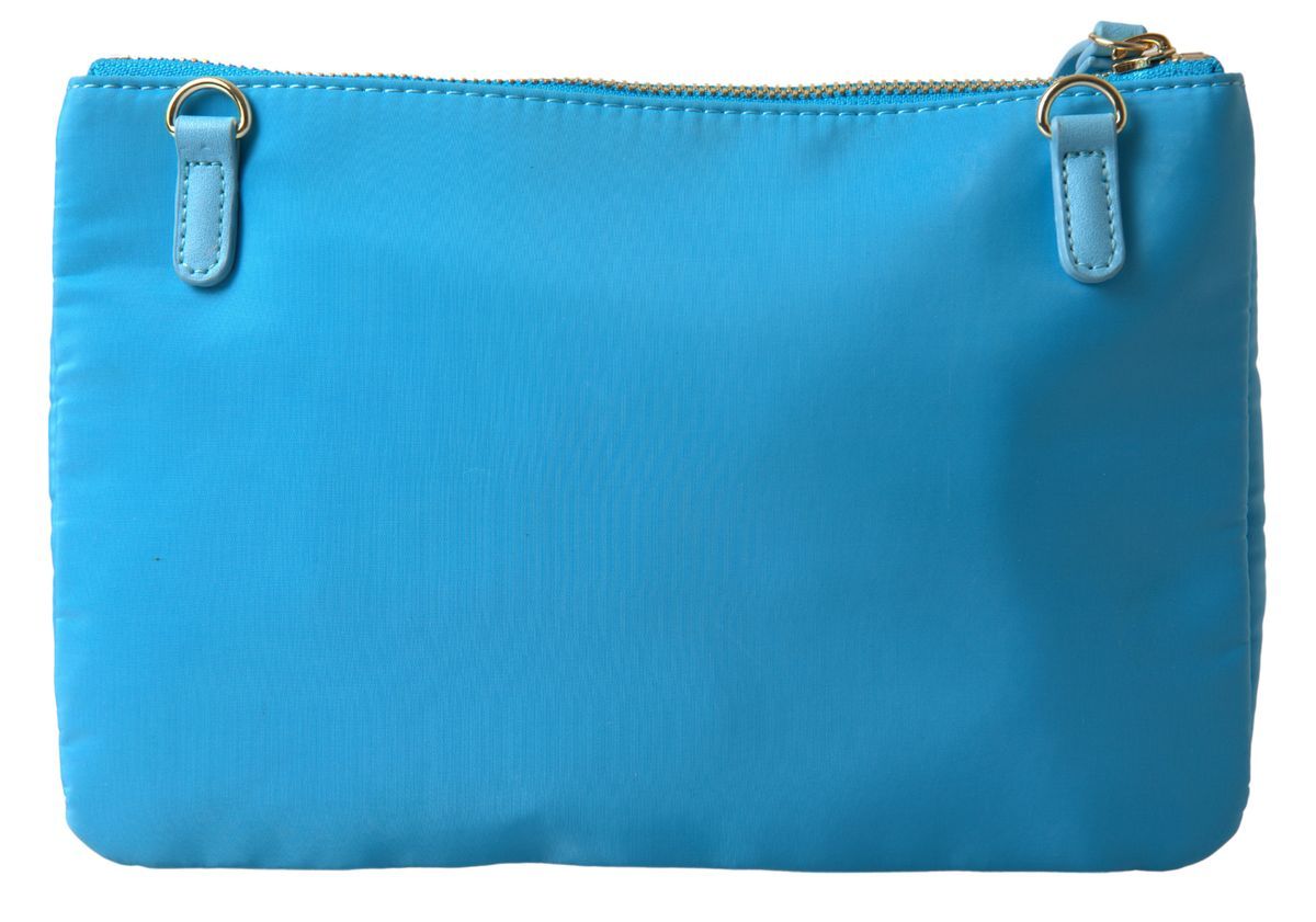 Twinset Elegant Silk Clutch with Bow Accent