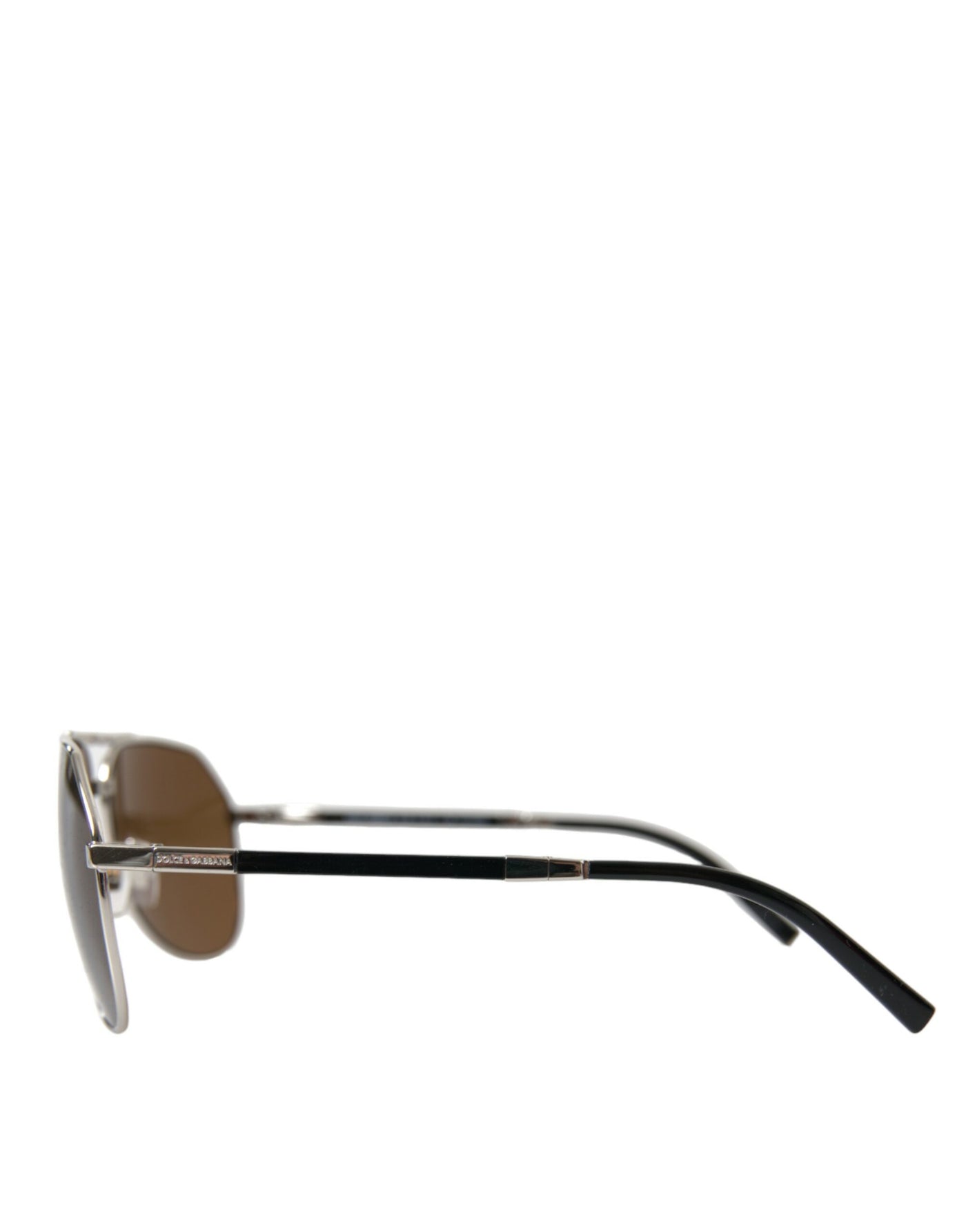 Dolce & Gabbana Sleek Silver Metal Sunglasses for Men