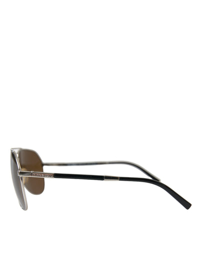 Dolce & Gabbana Elegant Silver Full Rim Men's Sunglasses