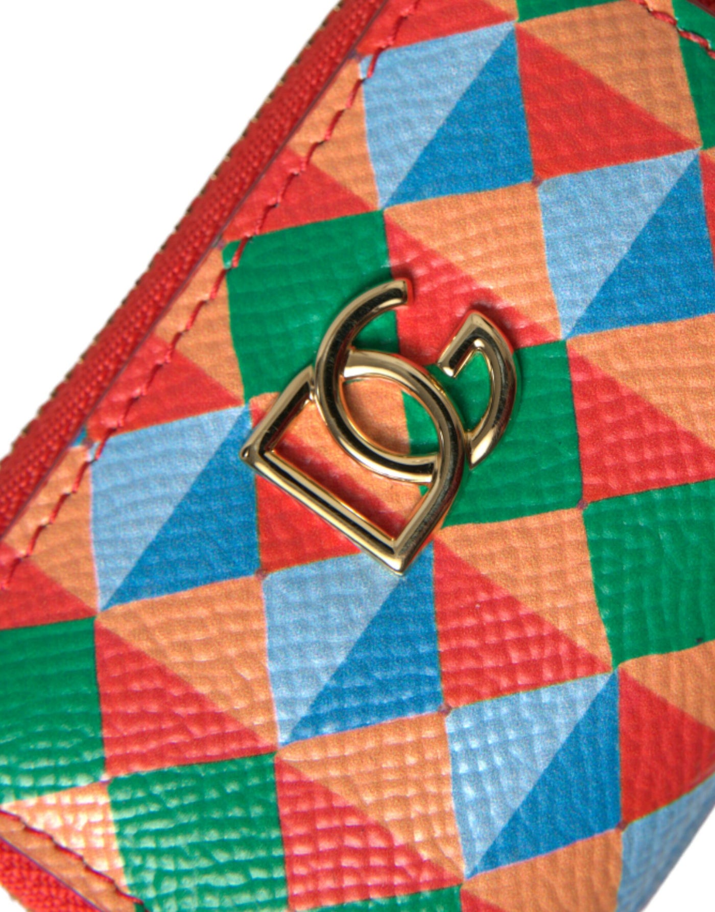 Multicolor Dauphine Leather DG Logo Coin Purse Wallet