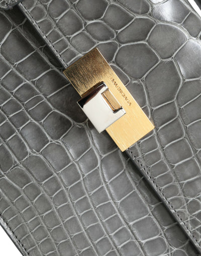 Balenciaga Alligator Leather Medium Shoulder Bag