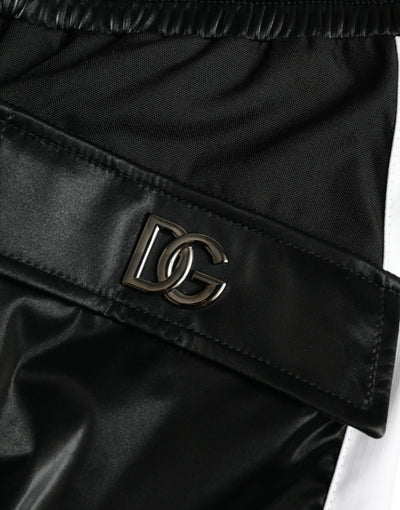 Dolce & Gabbana Black Nylon Cargo Jogger Men Sweatpants Pants