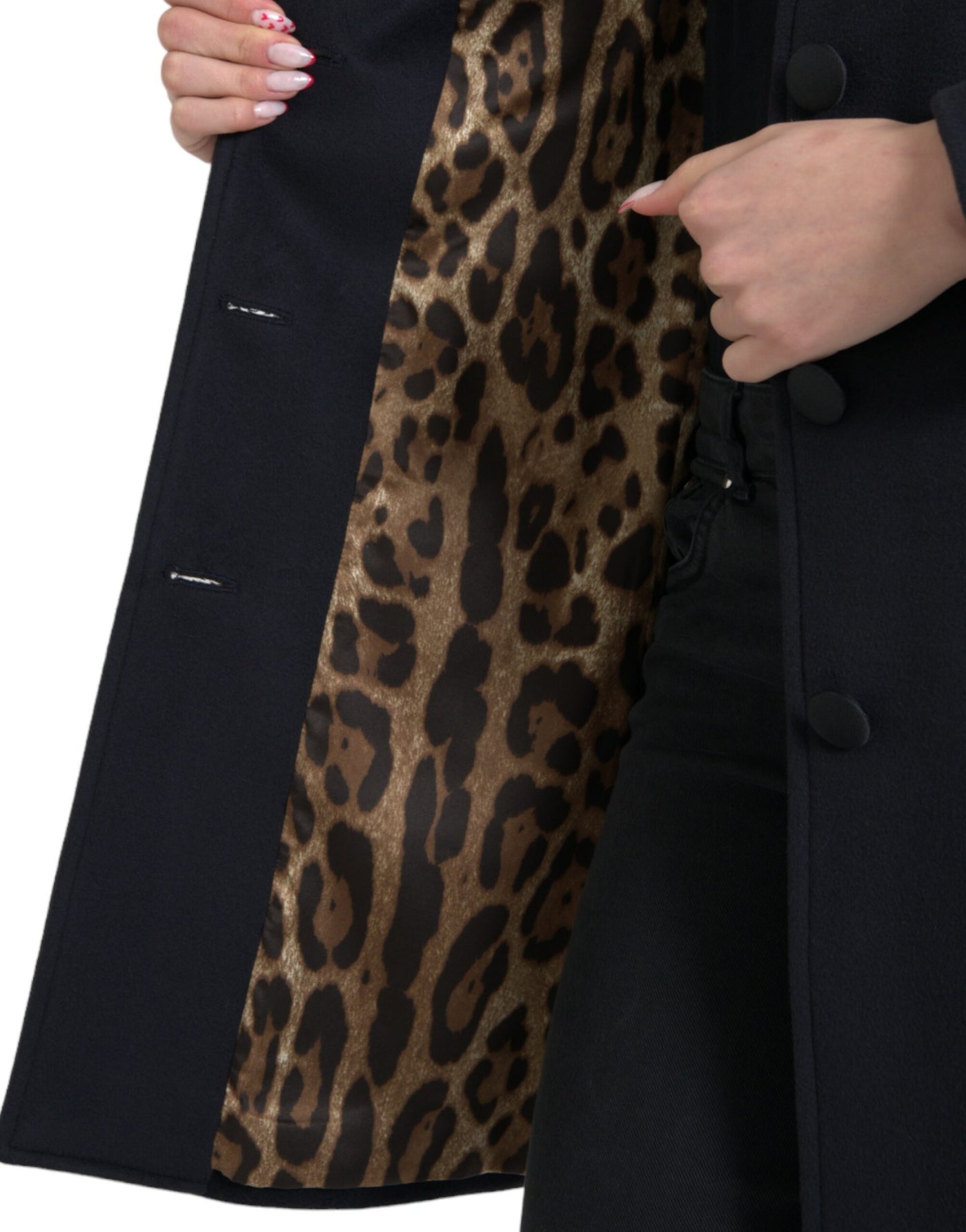 Dolce & Gabbana Elegant Virgin Wool Blend Black Blazer