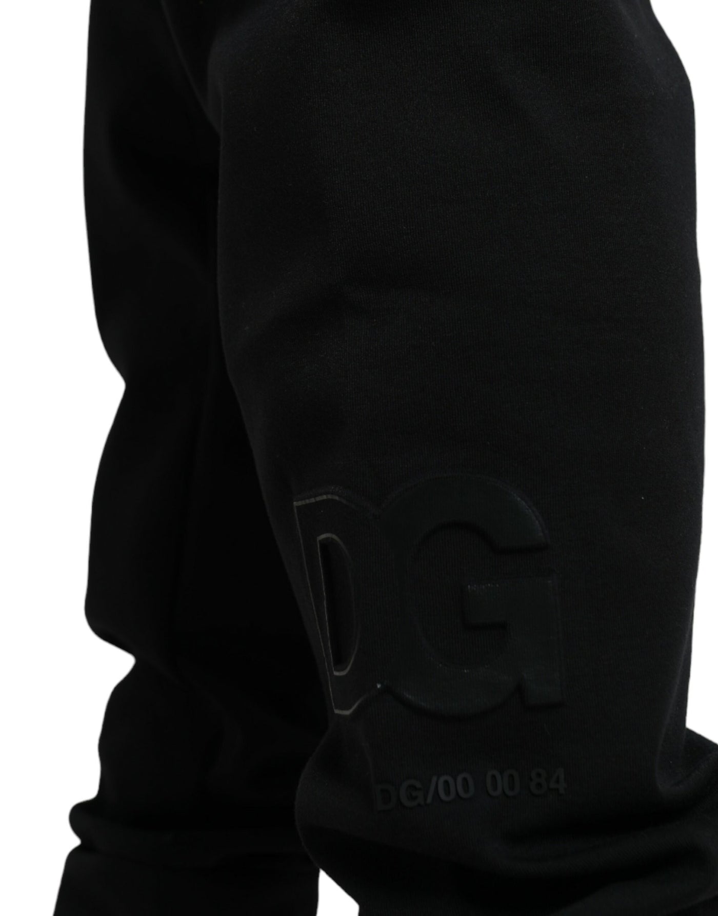 Dolce & Gabbana  Black Cotton Blend Men Sweatpants Jogger Pants