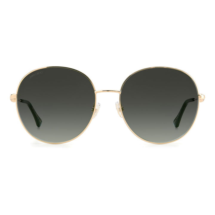 Green Stainless Steel Sunglasses