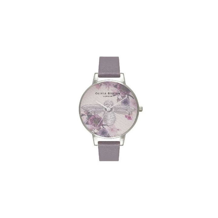 Gray Artificial Leather Watch