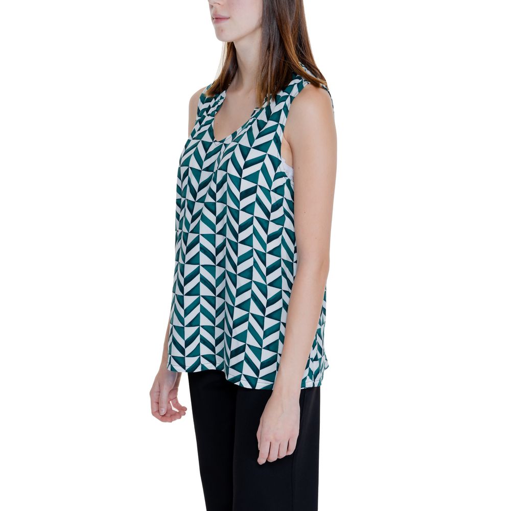 Green Viscose Tank Top