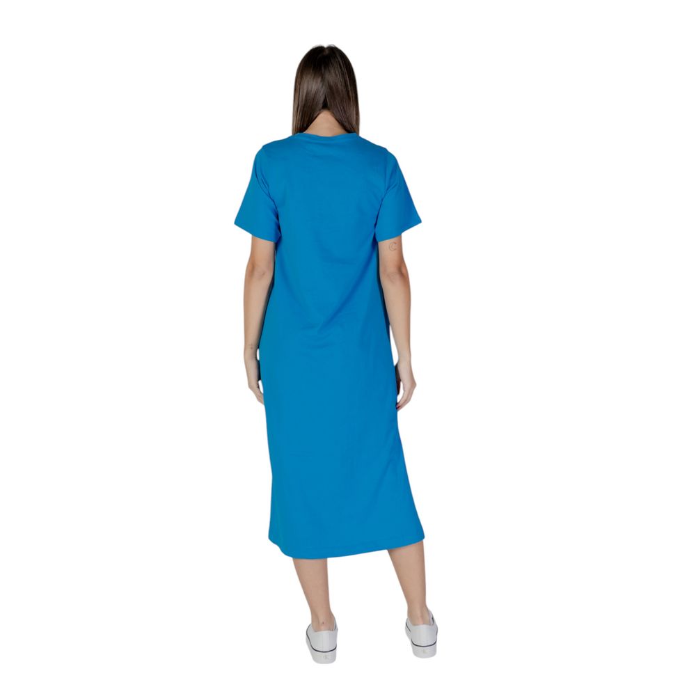 Blue Cotton Midi