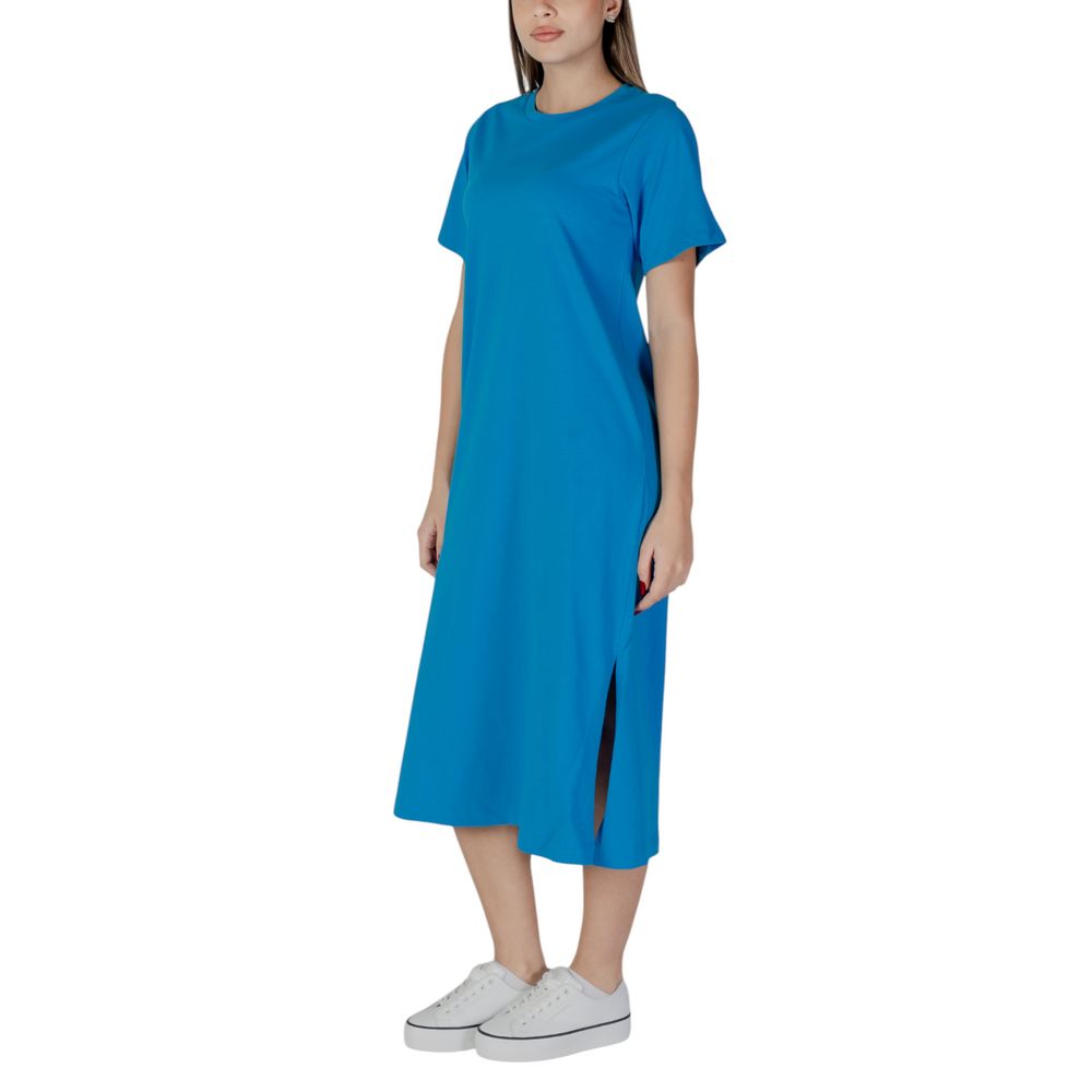 Blue Cotton Midi