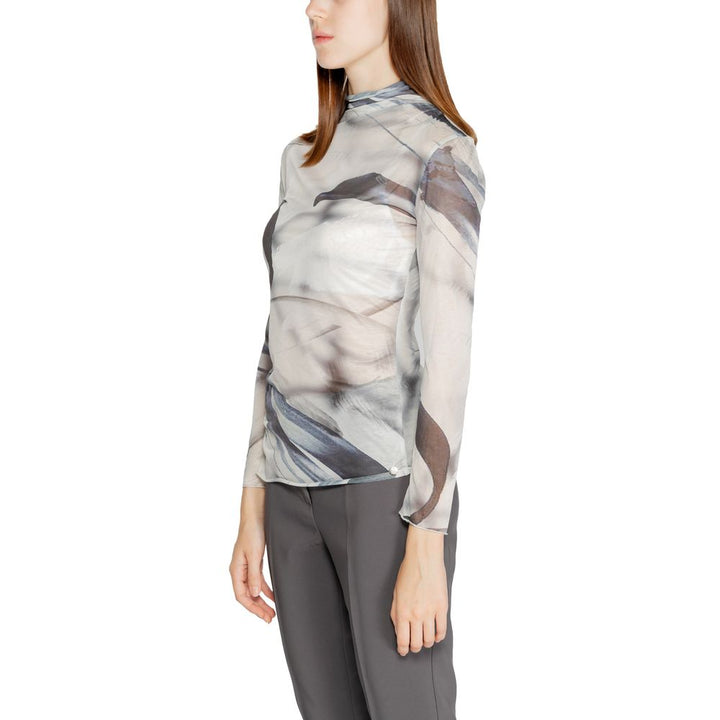 Rinascimento Gray Polyester Long Sleeve