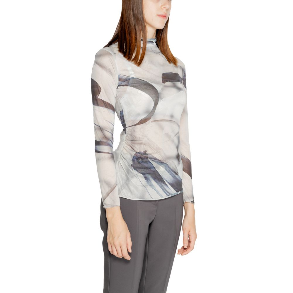 Rinascimento Gray Polyester Long Sleeve