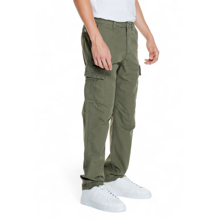Jack Jones Green Cotton Pant
