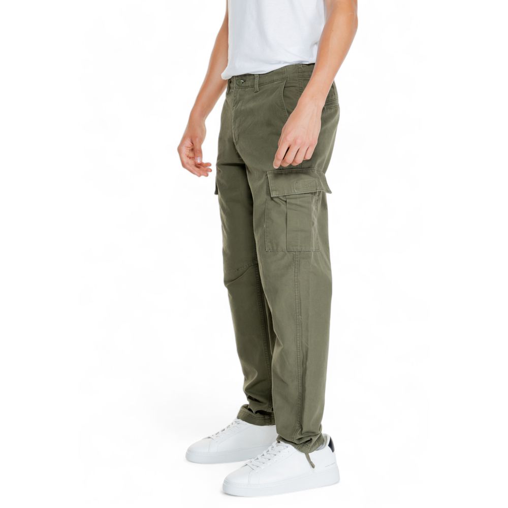 Jack Jones Green Cotton Pant
