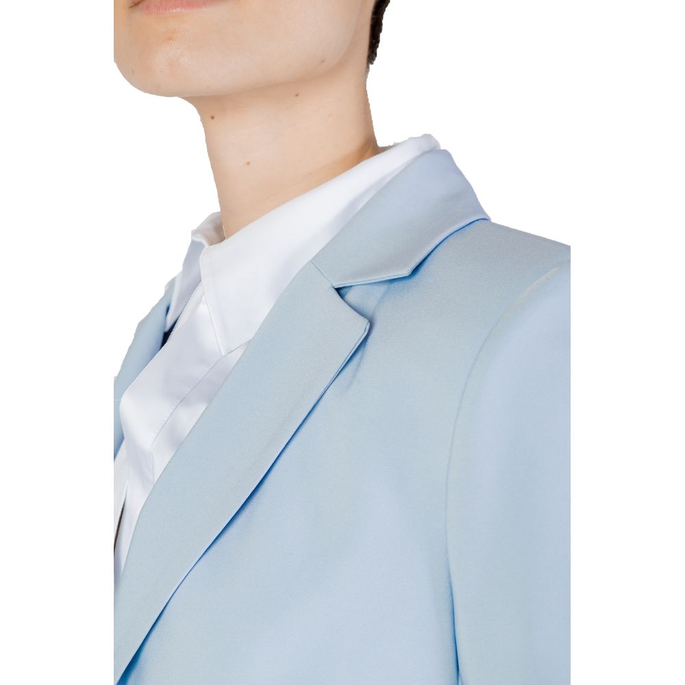 Blue Polyester Blazer