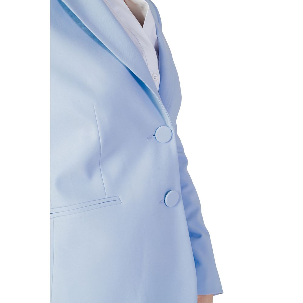 Blue Polyester Blazer