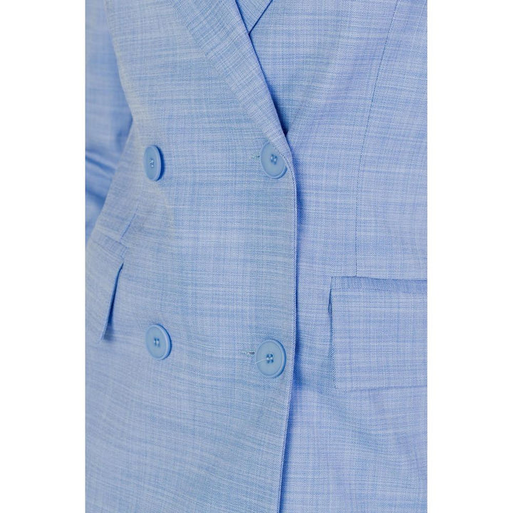 Blue Viscose Blazer