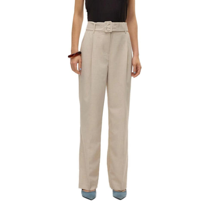 Gray Polyester Pant
