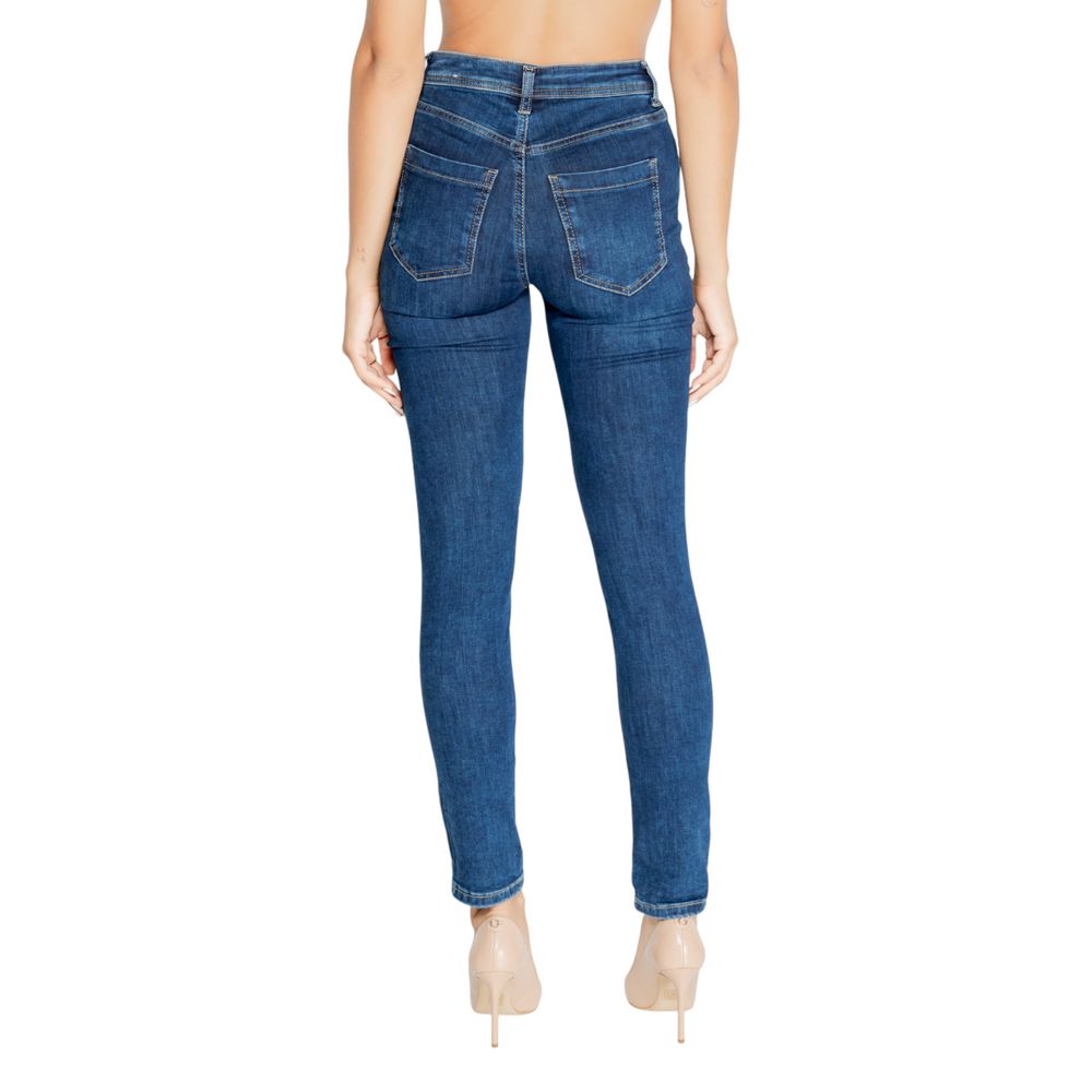 Street One Blue Cotton Mom Jean