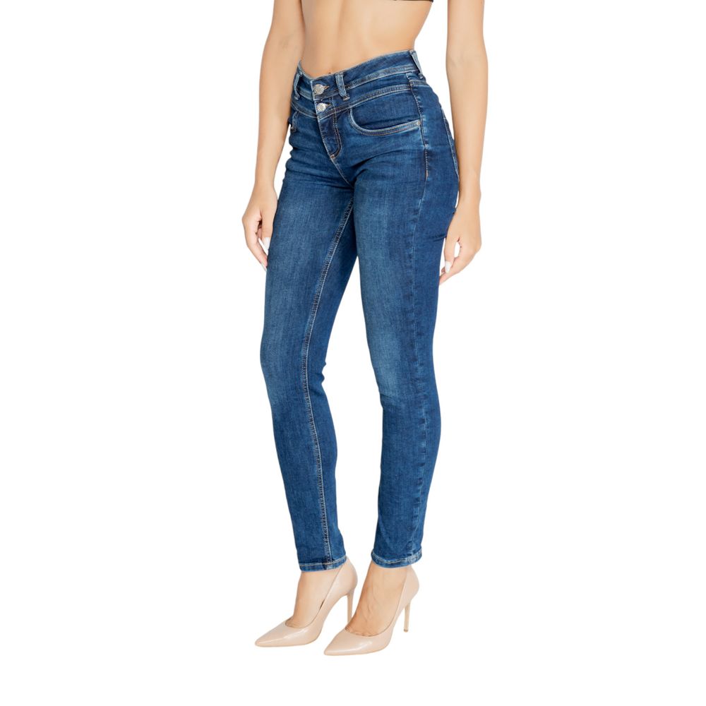 Street One Blue Cotton Mom Jean