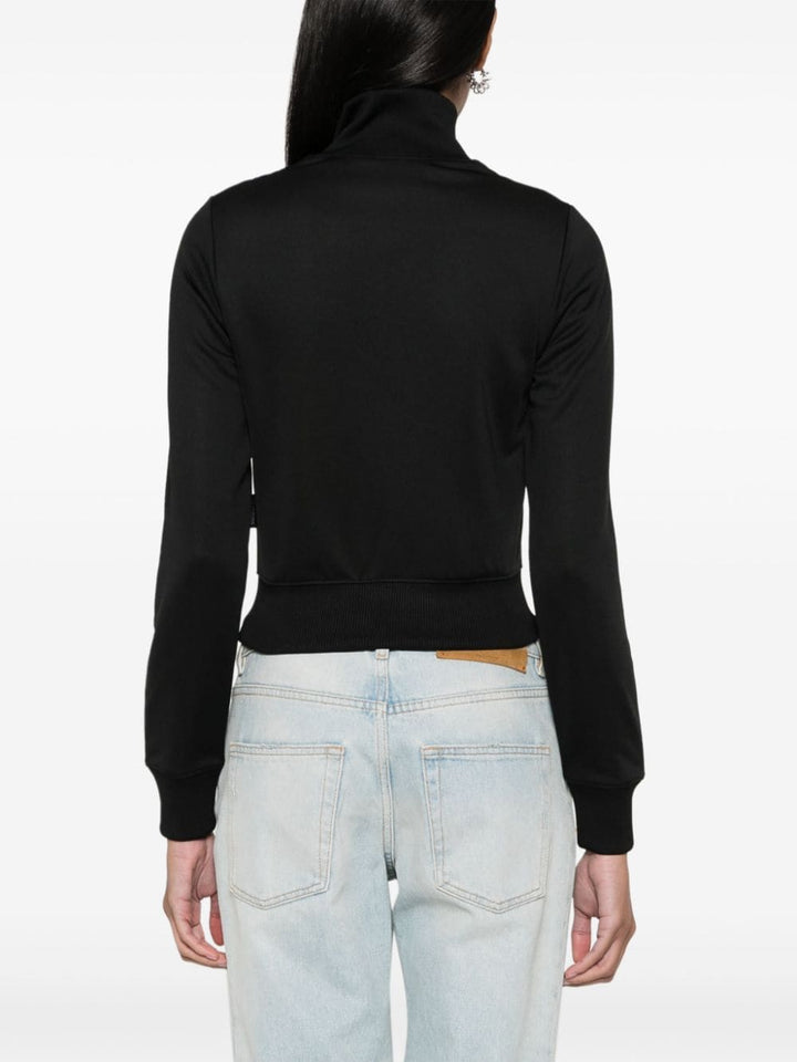 logo-patch zip-up sweatshirt-3